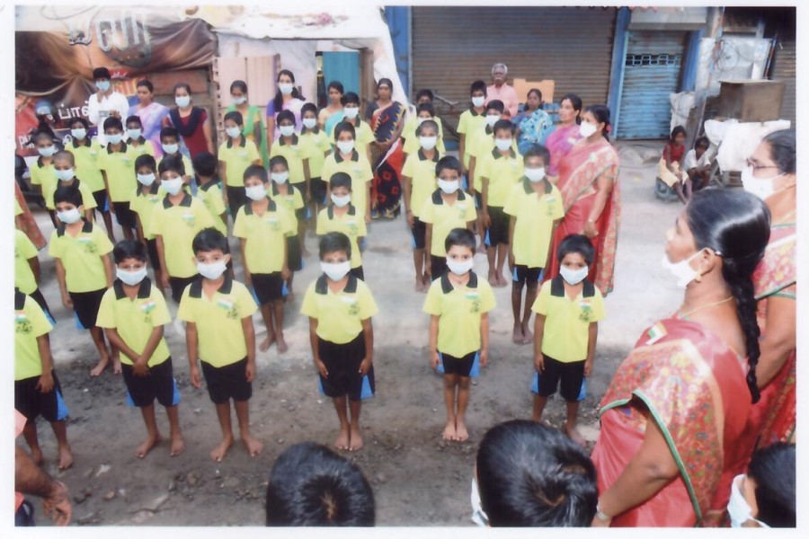 Inmates of CAS at various functions.